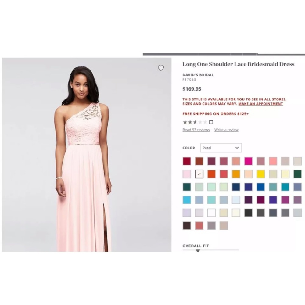 Long One-Shoulder Bridesmaid Dress